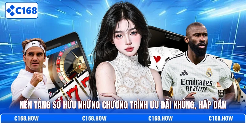 Nền tảng sở hữu những chương trình ưu đãi khủng, hấp dẫn